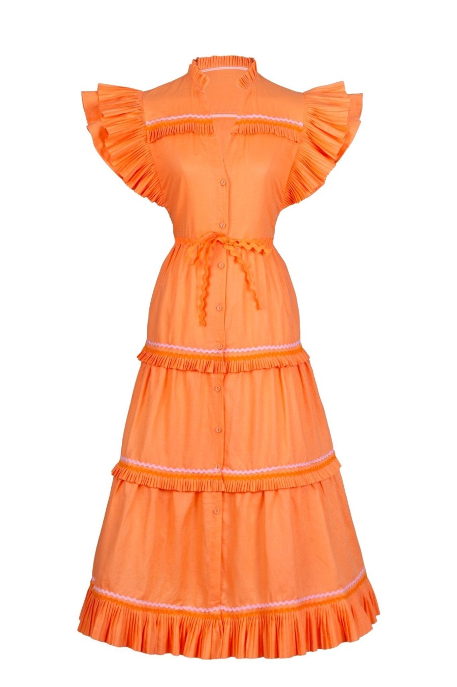 Clearance Celia B Moonlit Dress Orange