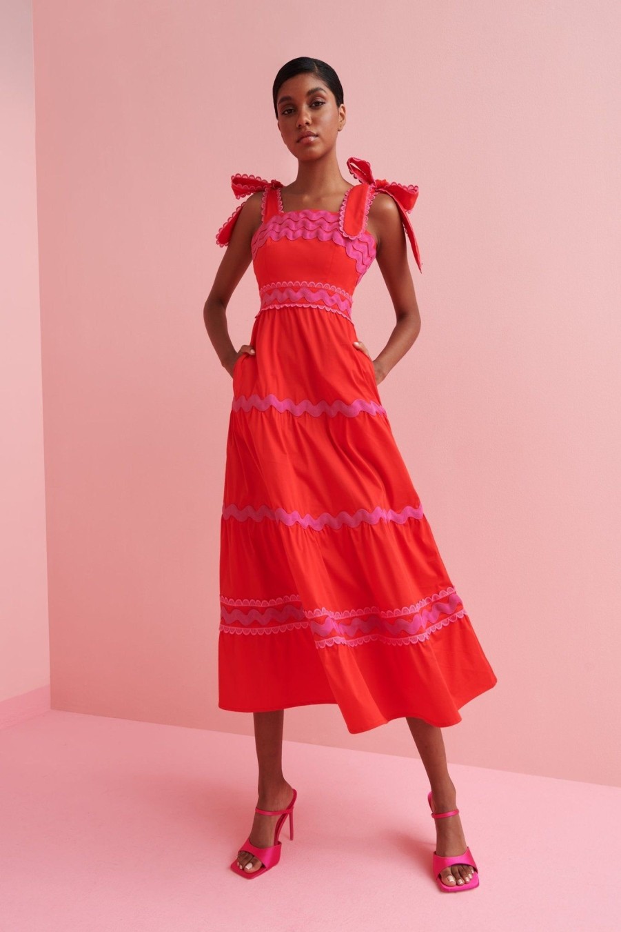 Best Celia B Jade Dress Red